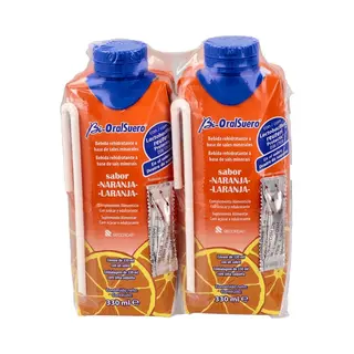 BIORALSUERO NARANJA 2X330 ML