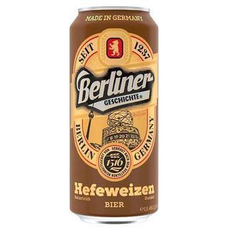 Пиво "berliner Geschichte Hefeweizen Dunkel" Темне Пшеничне Нефільтроване 0,5л 5,2% З/б