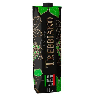 Вино "piacere Trebbiano" Біле Сухе 1л 10,5%