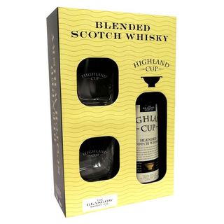 Набір Віскі "highland Cup Scotch Whisky" 0,7л 40% + 2 Бокали (у Коробці)
