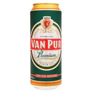 Пиво "van Pur Premium" Світле 0,5л 5% З/б