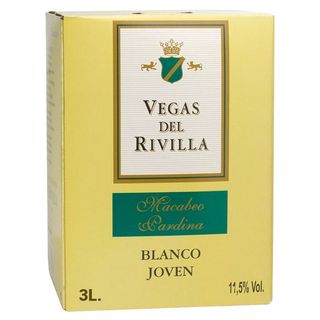 Вино "vegas Del Rivilla Blanco" Біле Сухе 3л 11,5%