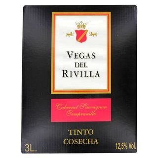 Вино "vegas Del Rivilla Tinto" Червоне Сухе 3л 12,5%