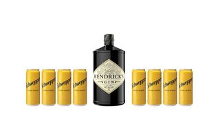 ჰენდრიქსი 44% 1ლ და 8 ცალი შვეფსი 330 მლ