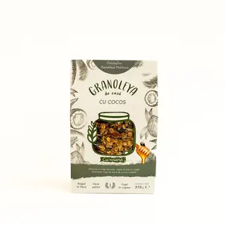 GRANOLEYA Granola cu migdale si cocos 375gr
