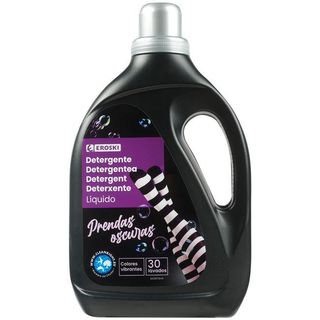 Detergente Líquido Para Ropa Oscura Eroski, Garrafa 30 Dosis