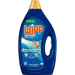 Detergente En Gel Wipp Express Limpio&Liso, Garrafa 40 Dosis