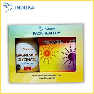 INDOKA PACK HEALTHY VITAMINE D3+K2 B30 GELULES + MAGNESUIM GLYCINATE B40 GELULES