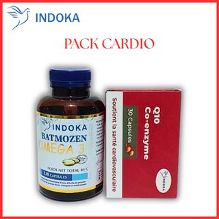 INDOKA PACK CARDIO OMEGA 3 B120 CAPSULES + Q10 CO-ENZYME B30 CAPSULES