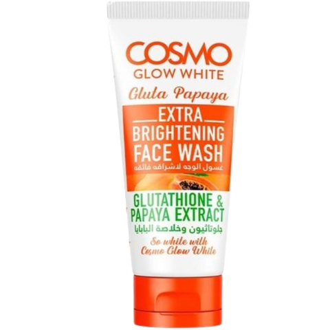 COSMOS GLUTA PAPAYA EXTRA BRIGHTENING FACE WASH 125ML