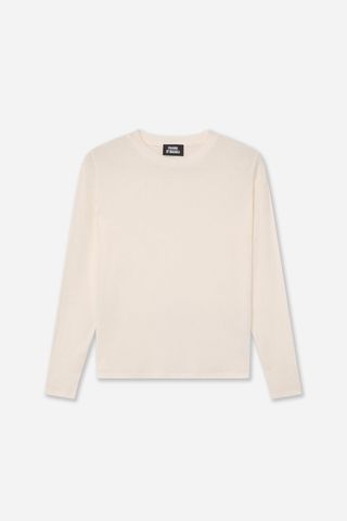 Camiseta Cashmere Manga Larga Crema M