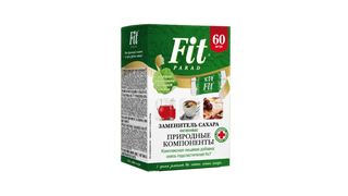 შაქრის შემცვლელის Fitparad №7 60 stics