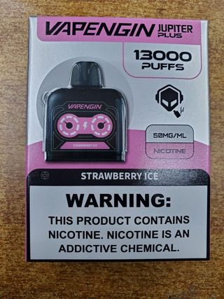 Vapengin Jupiter Plus Strawberry Ice Kit, 13000 Puffs