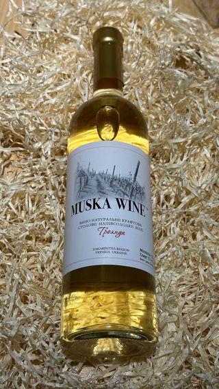 Вино MUSKA WIN Троянда Н/солодке біле 2025 рік(Закарпаття)