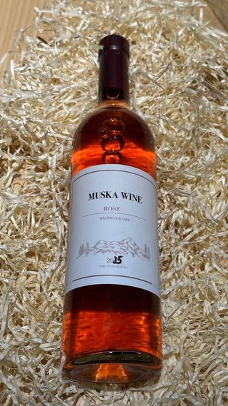 Вино MUSKA VINE ROSE Рожеве напівсолодке 2025 рік (Закарпаття)