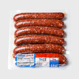Qmp Beef Sausage Value Pack 1Kg