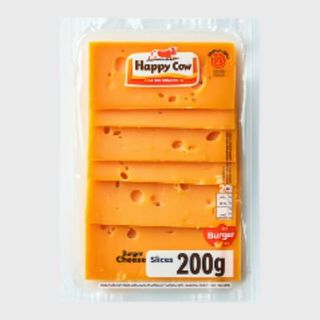 Happy Cow Burger Cheese Slices 200G