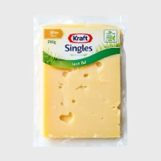 Kraft Singles Slices Less Fat 250G