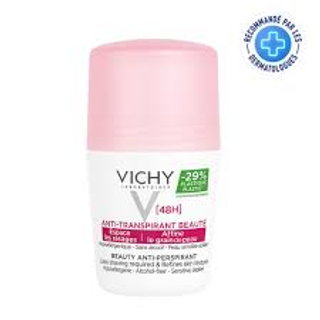 VICHY DEODORANT ANTI-TRANSPIRANT 48H ECLAIRCISSANT PEAU SENSIBLE EPILEE ROLL-ON 50ML