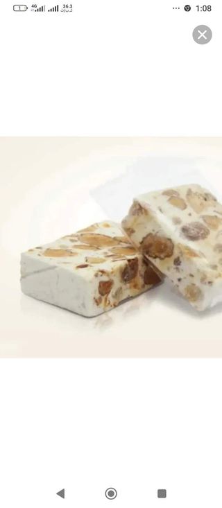 Nougat amande caramélisée