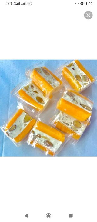 Nougat arachide caramélisée