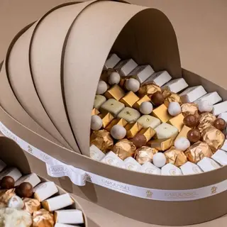 Grand couffin chocolat taupe