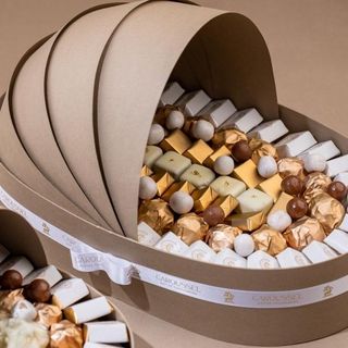 Grand couffin chocolat taupe