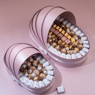Grand couffin chocolat rose
