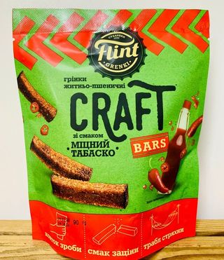 Грінки \"flint Craft Grenki\" Міцний Табаско (90г)