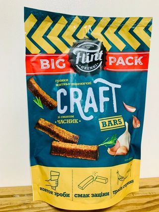 Грінки \"flint Craft Grenki\" \"часник\" (120г)