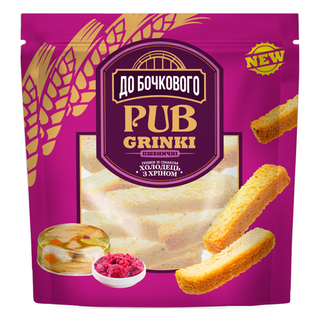 Грінки Житні Зі Смаком \" Холодець З Хроном\", 120гр