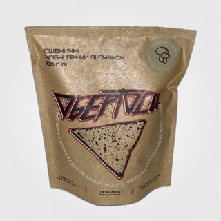 Грінки пшеничні «Обертоси» зі смаком грибів у сметані