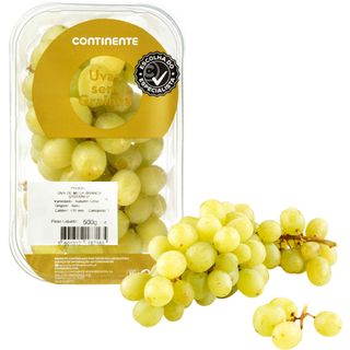 Uva Branca sem Grainha Continente (emb. 500 gr)
