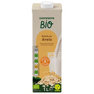 Bebida Vegetal de Aveia Continente Bio (emb. 1 lt)