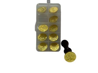 ჰარი პოტერის ცვილის შტამპები მეტალის 10ც