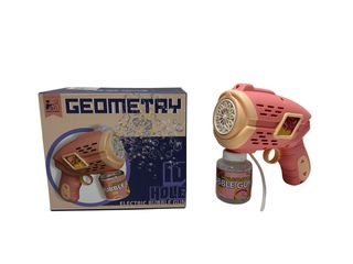 საპნის ბუშტების თოფი ვარდისფერი