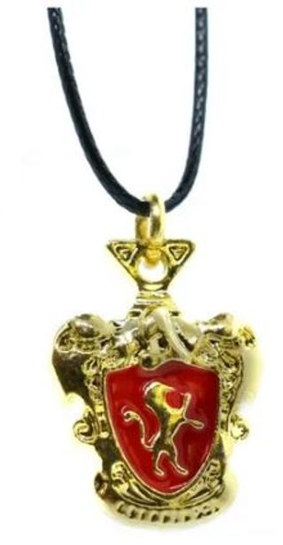 გრიფინდორის გერბის ყელსაბამი ოქროსფერში