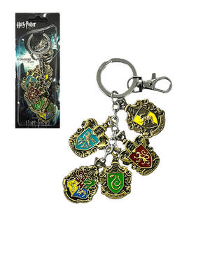ჰოგვორტსის კლუბების ბრელოკი ჩარმებით ყუთში