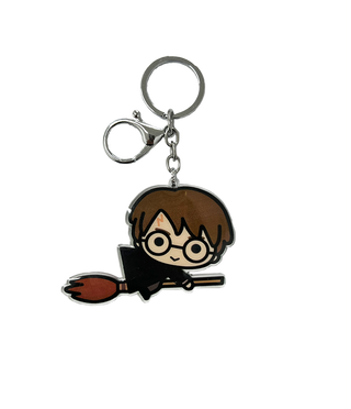 აკრილის ბრელოკი ჰარი პოტერი ნიმბუსზე შავი