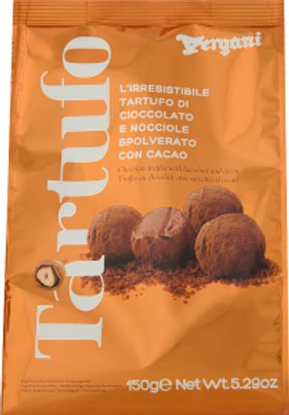 შოკოლადის ტრუფელი / Vergani / თხილით და კაკაოთი 24*150გ
