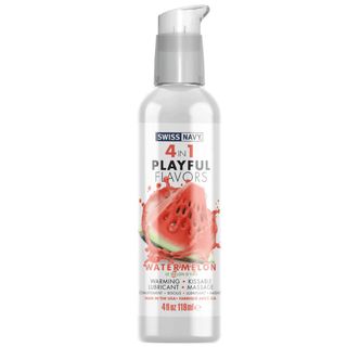 Swiss Navy lubrykant arbuzowy 4 in 1 Playful Flavors - Lubricant with Watermelon Flavor - 4 fl oz / 118 ml