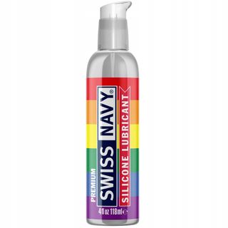 Swiss Navy Siliconebased Lubricant - 4 fl oz / 118 ml - Pride Edition