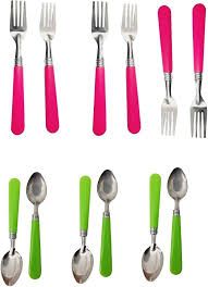 Icon Homes Water Colour Fork/ Spoon 6Pcs