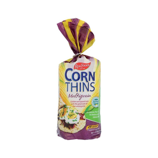 REALFOODS GF MULTIGRAIN CORN THINS 150G #1033-5