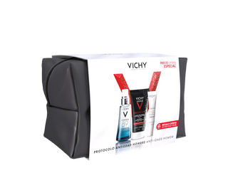 Vichy Homme Promo Natal 2025 Cr Structure Force 50ml+Sér Minér89 50ml+Bolsa+Of UV-Age SPF50+