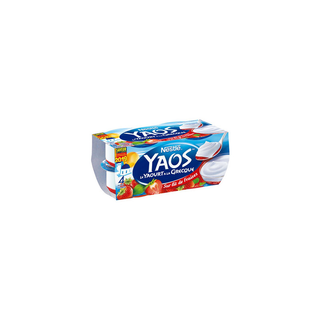 NESTLE ბერძნული იოგურტი მარწყვით 4X125გრ