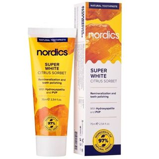 NORDICS pasta za zube super white citrus sorbet 24 ML