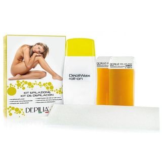 DEPILIA set za depilaciju 4/1 topilica + 2X roll on + trake za depilaciju