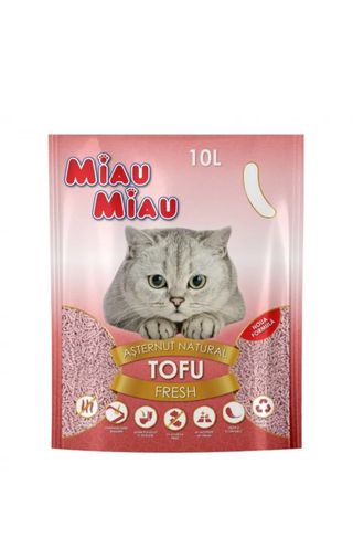 Asternut igienic pentru pisici Miau Miau Tofu Fresh 10L