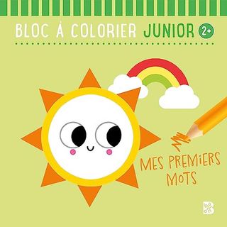 BLOC A COLORIER JUNIOR 2  PREMIERS MOTS